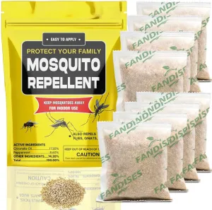 Mosquito Repellent Pouches, Mosquito Repellent for Patio, Mosquito Repellent Outdoor Patio, Mosquito Deterrent Indoor,Mosquito Control, Keep Mosquitoes Away from Home,Patio,Camping,Car&More-8P