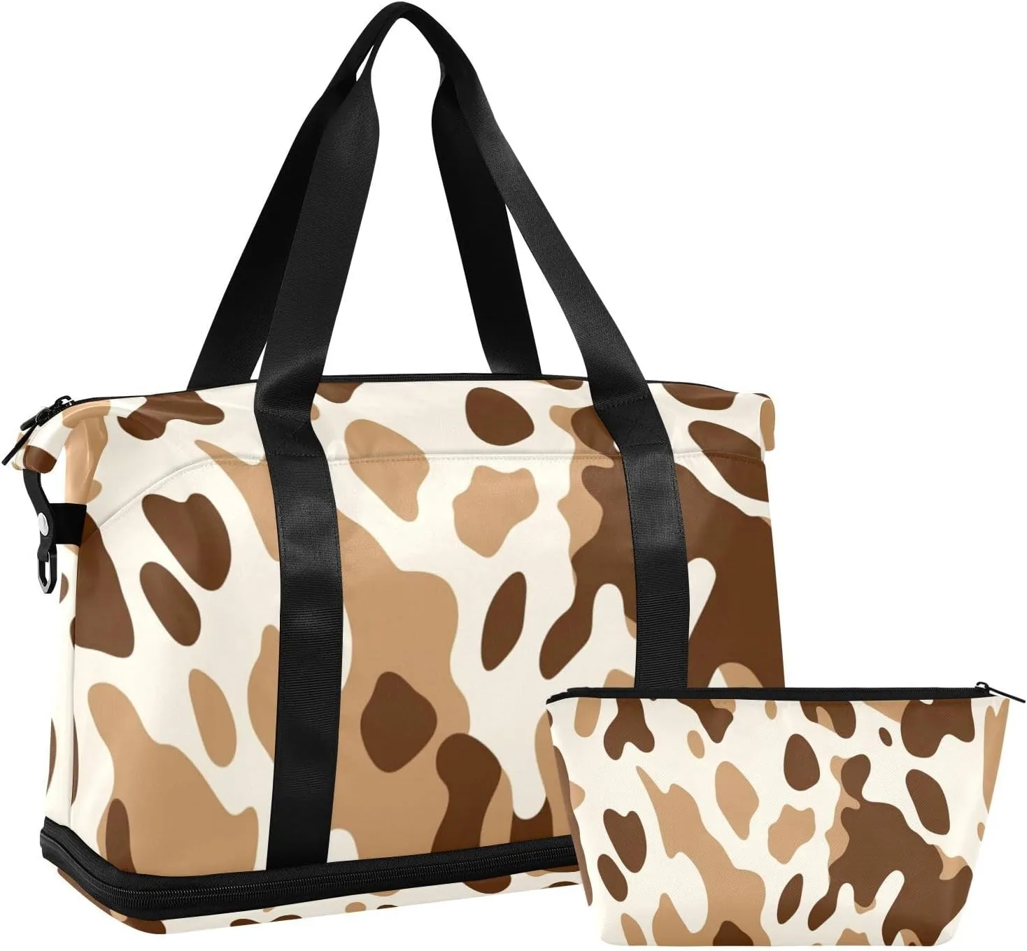 Mteyotqwmda4zfrowudsdwiwbddr Versatile Sports Travel Bag - Lasting Twill Tote, Removable Wheel & Rod Bagging, Multi-pocket Design, Complimentary Makeup Bag