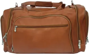 Multi-Compartment Duffel Bag, Saddle, One Size