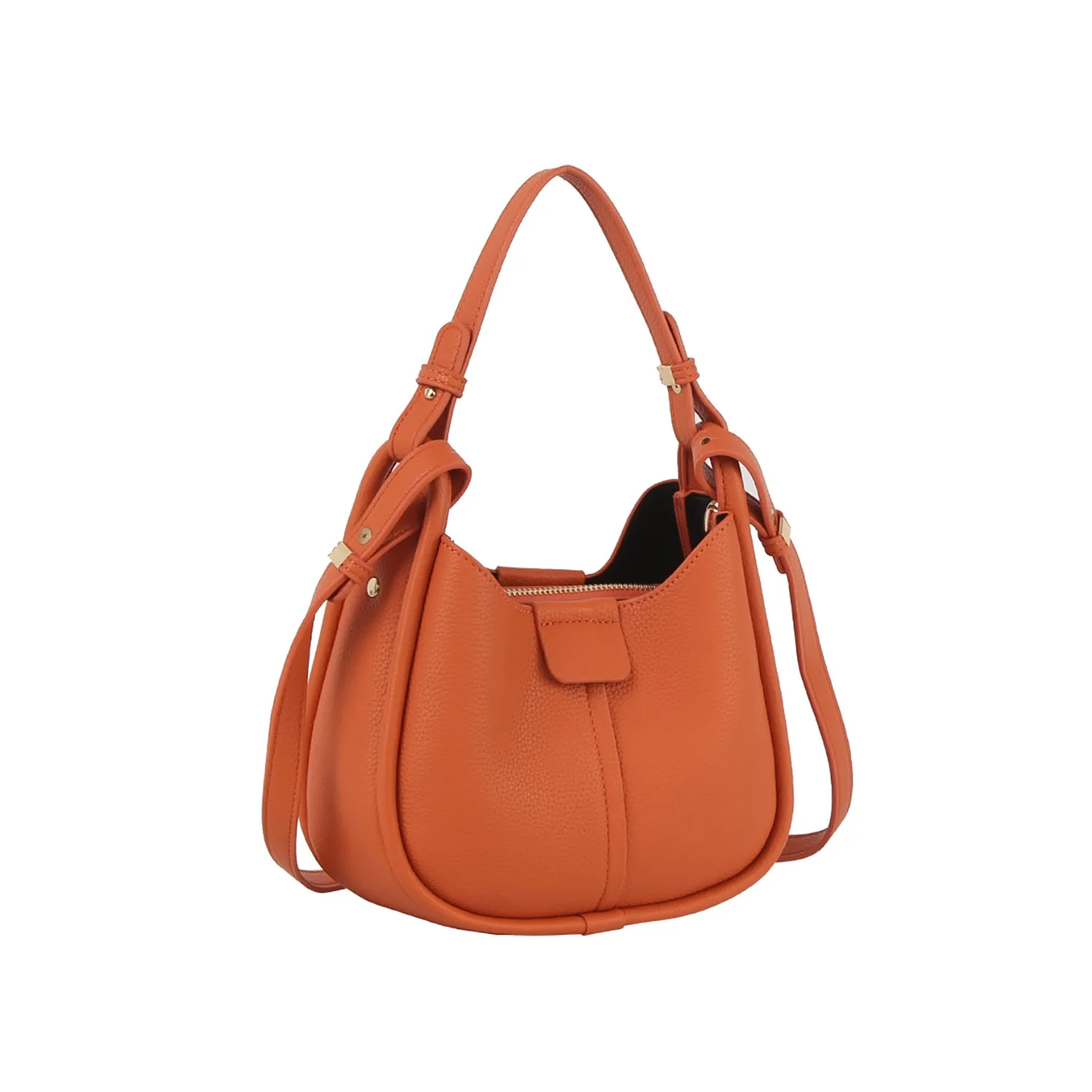 Multi compartment shoulder crossbody
