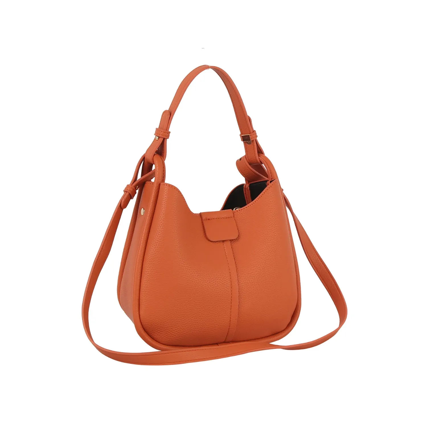 Multi compartment shoulder crossbody