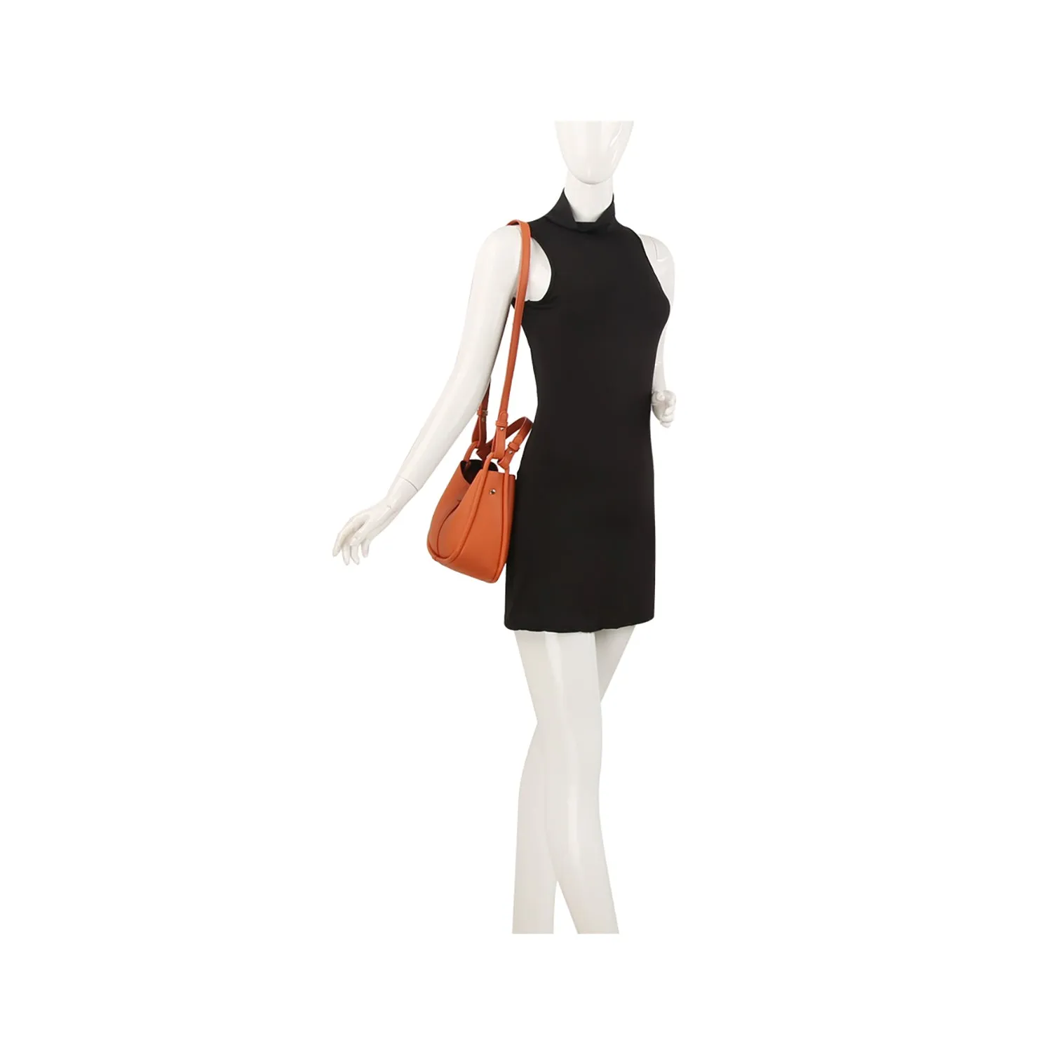 Multi compartment shoulder crossbody