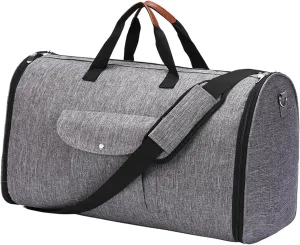 Multifunctional Suit Storage Bag Large Capacity Shoulder Bag with Shoes Compartments Handbag for Business and Travel