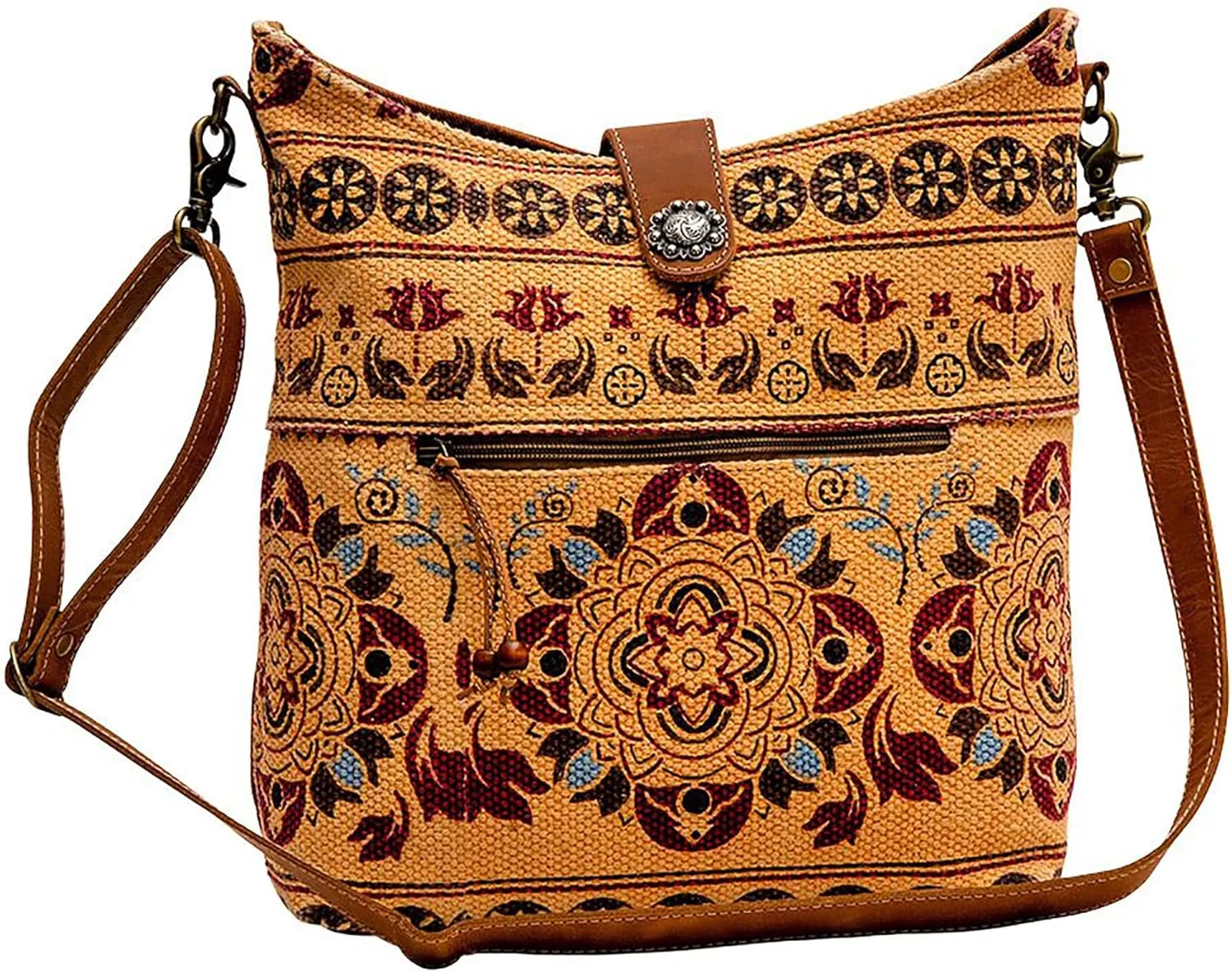 Myra Bag Western Leather Shoulder Bag for Women - Crossbody Bag Beldum