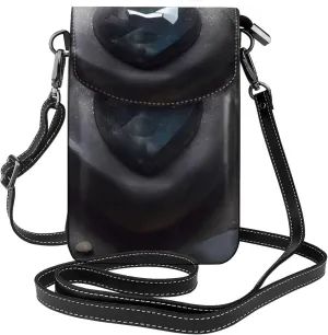 Mysterious Love Stone Zippered Crossbody Bag,* Women'S Shoulder Bag With Card Slot, Removable Shoulder Strap, 7.6 X 4.9 In.