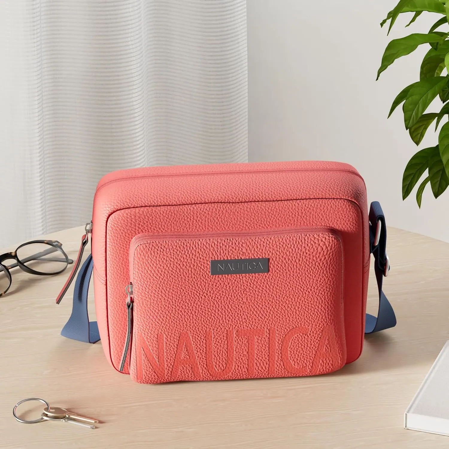 Nautica Women's Out and About Adjustable Crossbody Bag Purse