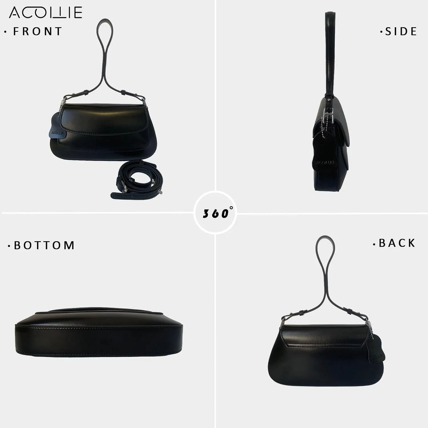 new saddle bag genuine leather armpit bag, simple and fashion elegant,high-end shoulder bag and crossbody bag