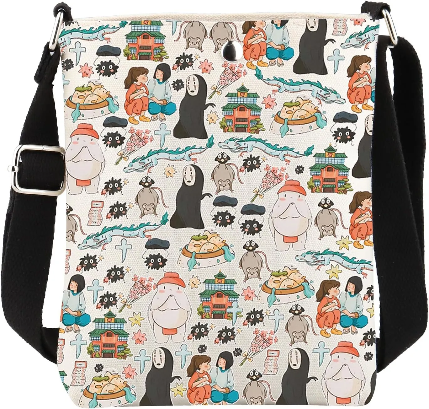 No Face Gift Animated Movie Themed Crossbody Bag Spirited A Fans Gift