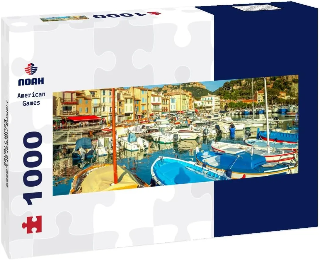 Noah Jigsaw Puzzle Fishing Harbor of Cassis, South France 1000 Pieces