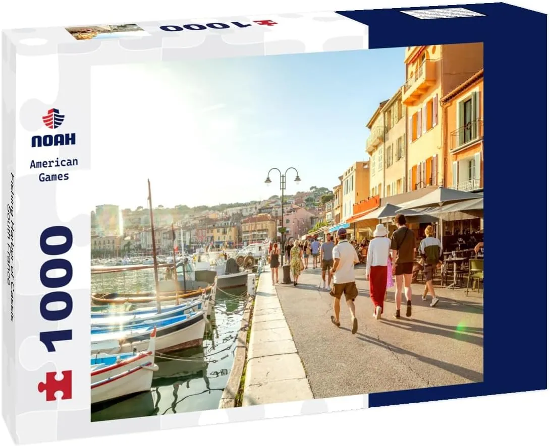 Noah Jigsaw Puzzle Fishing Harbor of Cassis, South France 1000 Pieces