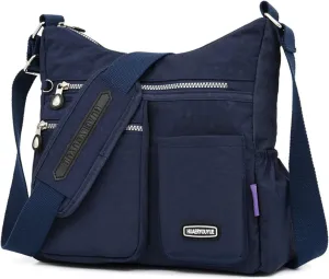 NOTAG Crossbody Bag for Women - Waterproof Multi-Pocket Handbag, Shoulder Bag, Lightweight Large Messenger