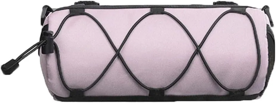 Nylon Cycling Front Bag Road Bike Handlebar Bag With Shoulder Strap Mountain Bike Front Bag(purple)