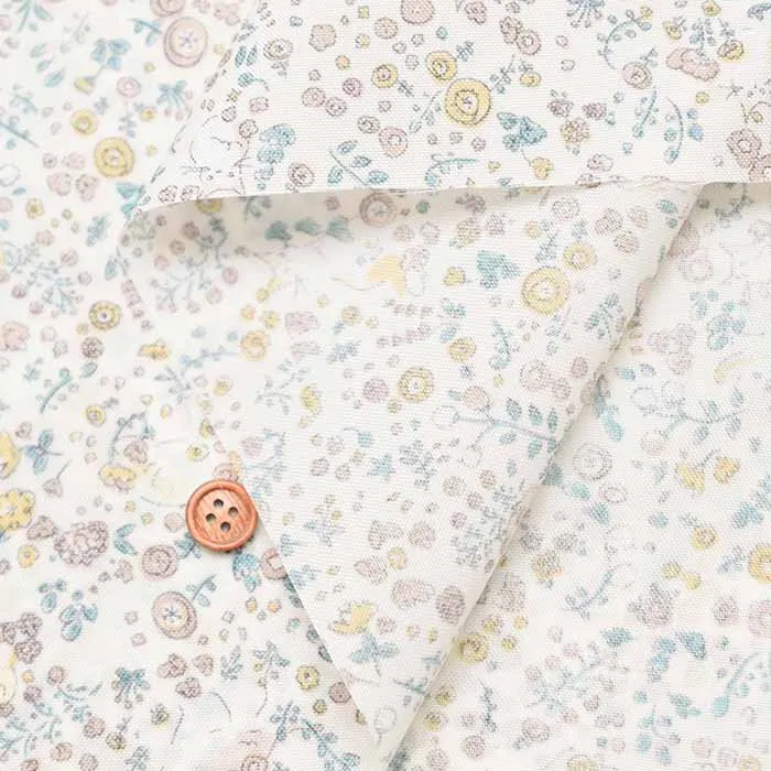 Nylon Oxford  Fabric - Fabric shop in Wheat Forest - Flower garden and Cat