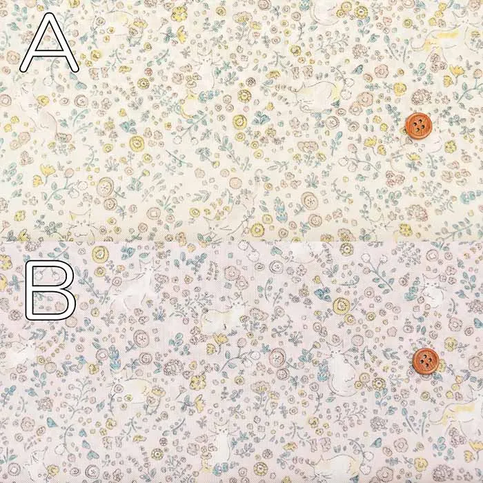 Nylon Oxford  Fabric - Fabric shop in Wheat Forest - Flower garden and Cat
