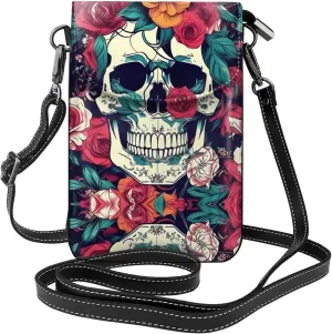 Oil Painting Paris Eiffel Tower Small Cell Phone Purse - Ideal Travel Accessory for Women and Teens - Adjustable Strap