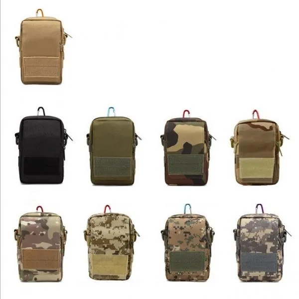 Outdoor Multi-functional Tactical Waterproof Nylon Crossbody Bag Waist Pack Army Green