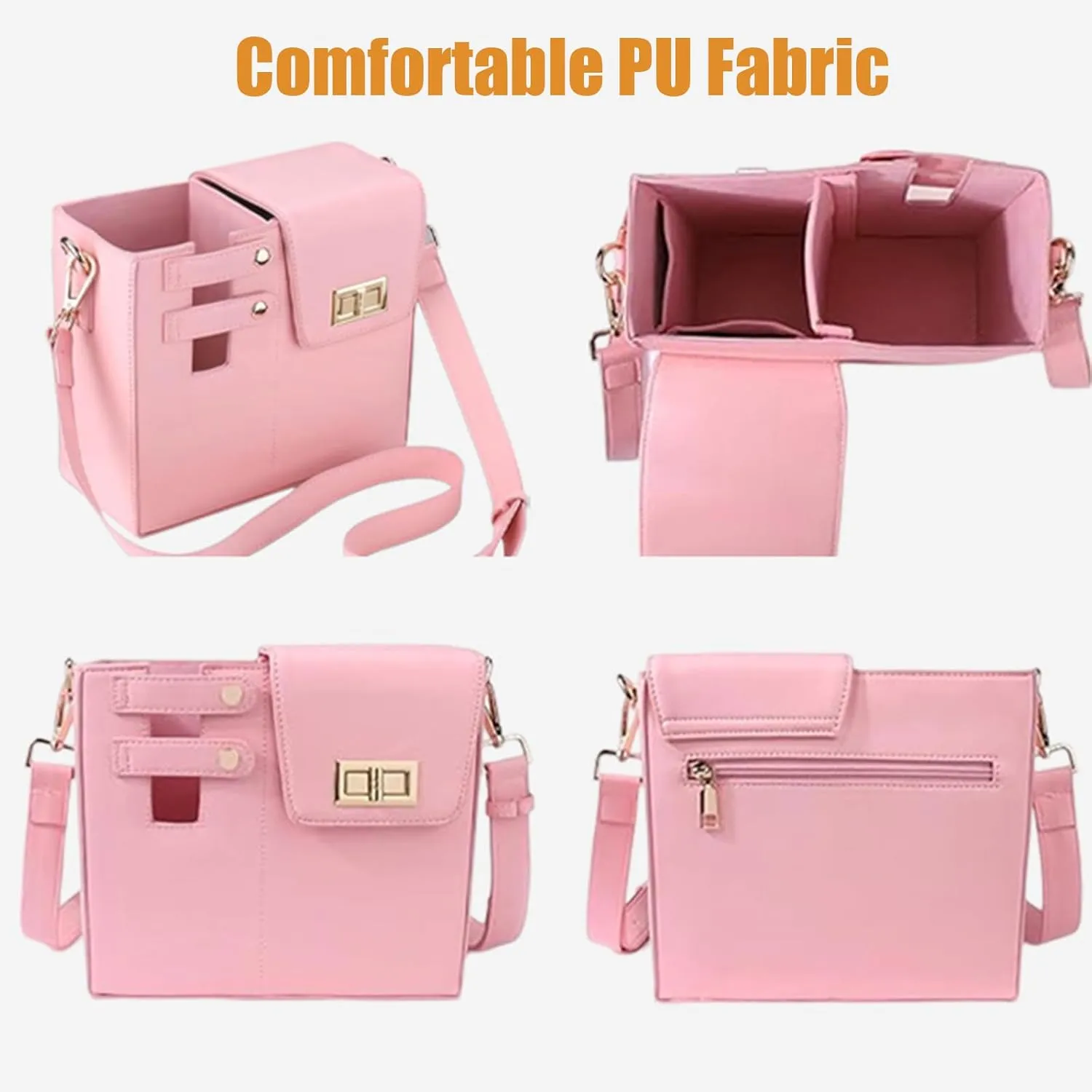 Outdoor Portable Crossbody Water Cup Storage Bag, Cross Body Bag with Water Bottle Holder