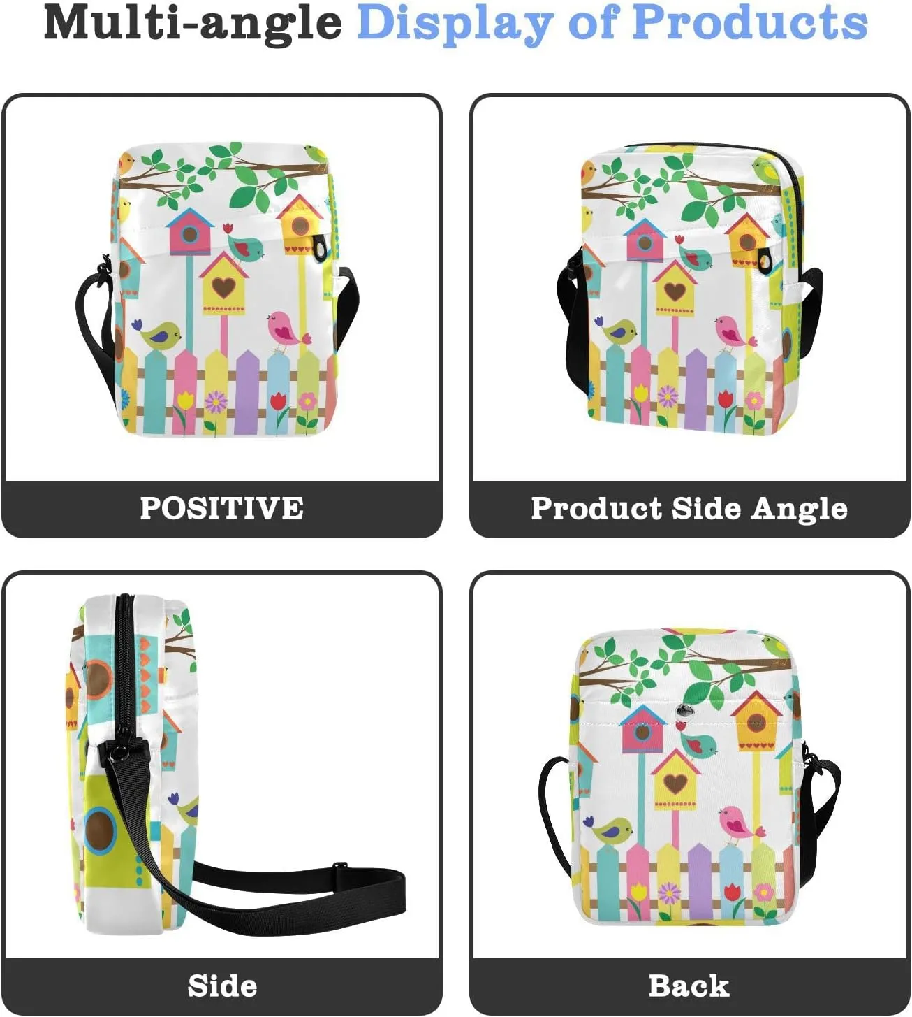 Oyihfvs Messenger Bag, Men's Crossbody Bag, Women's Crossbody Bag with Adjustable Strap