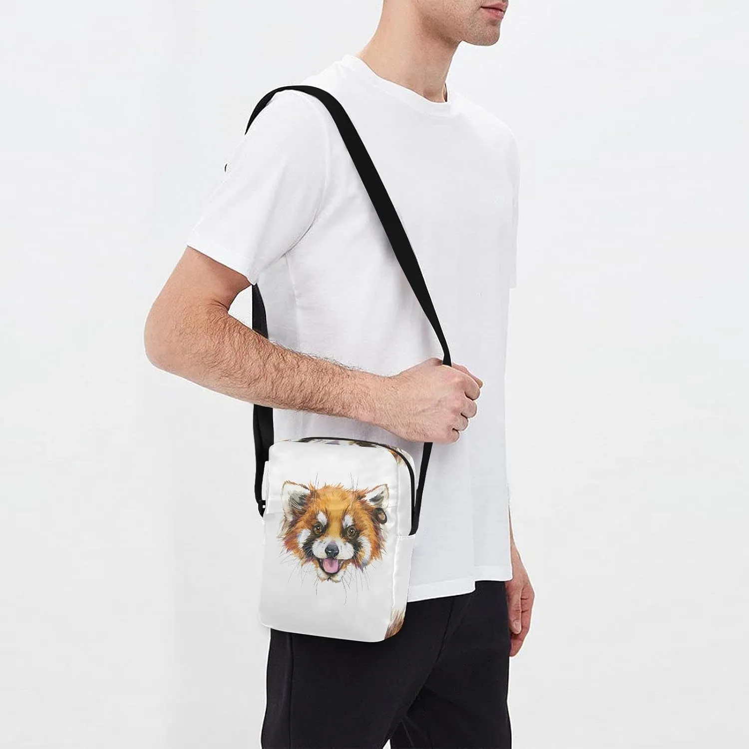 Oyihfvs Messenger Bag, Men's Crossbody Bag, Women's Crossbody Bag with Adjustable Strap