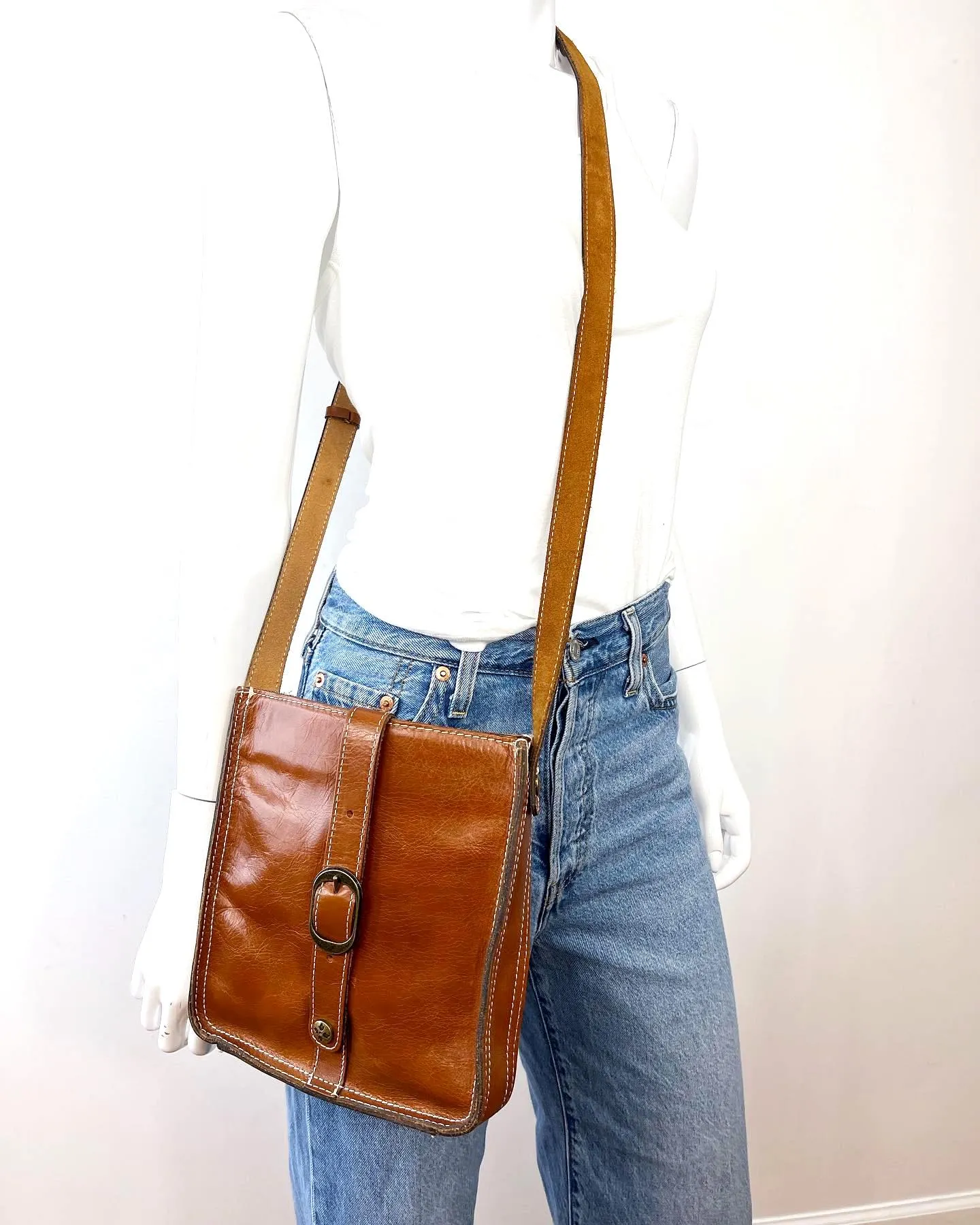 PATRICIA NASH VENEZIA HERITAGE LEATHER CROSSBODY BAG