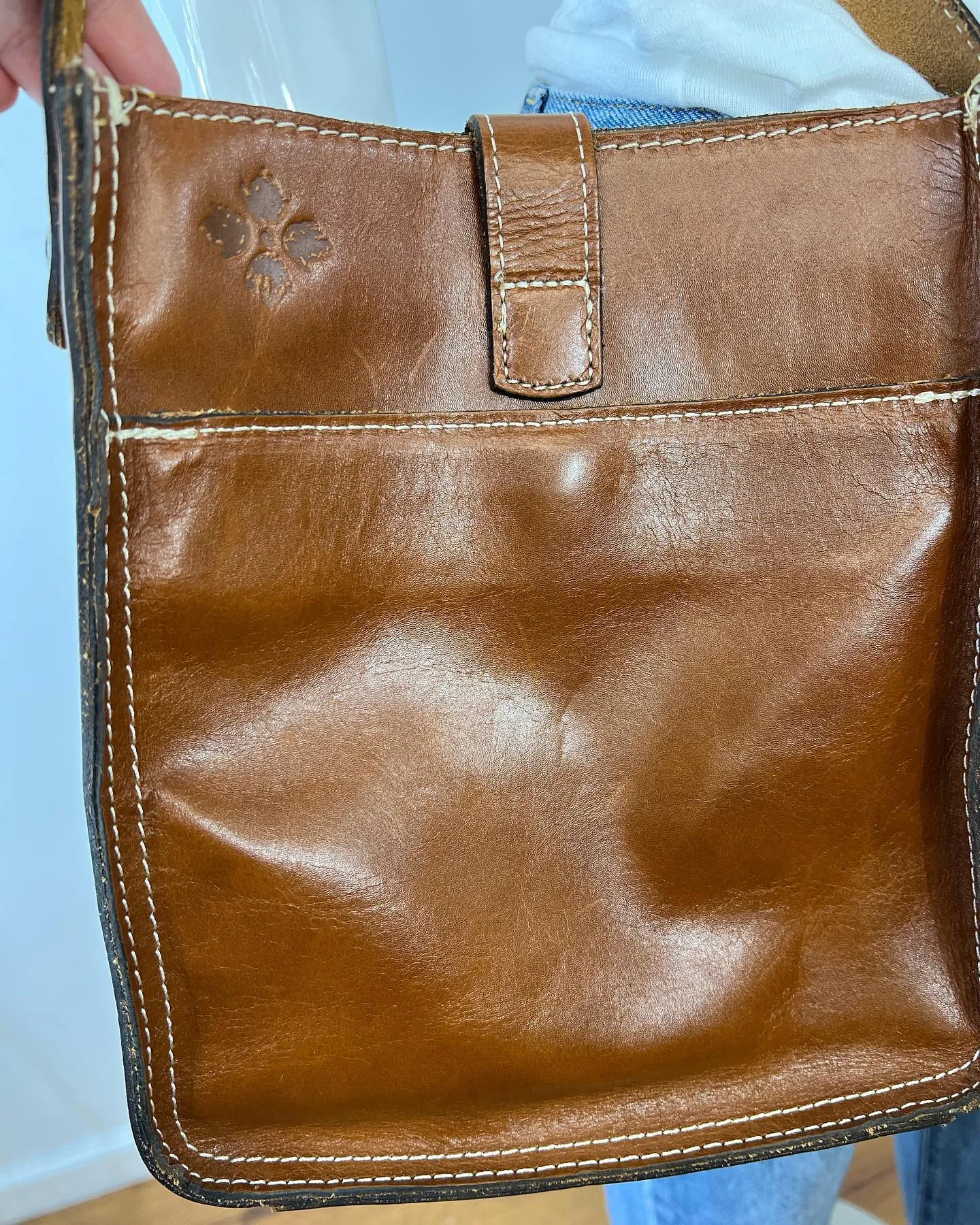 PATRICIA NASH VENEZIA HERITAGE LEATHER CROSSBODY BAG