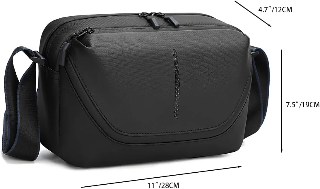 peacechaos Compact Waterproof Camera Sling Bag for DSLR Lens Cameras with Tripod Holder, Adjustable Strap, and Removable Dividers - Ideal for Travel & Outdoor Photography