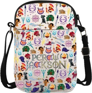 Percy Inspired Canvas Crossbody Bag Percy Jackson Gift Bookish Gift Camp Half Blood Gift