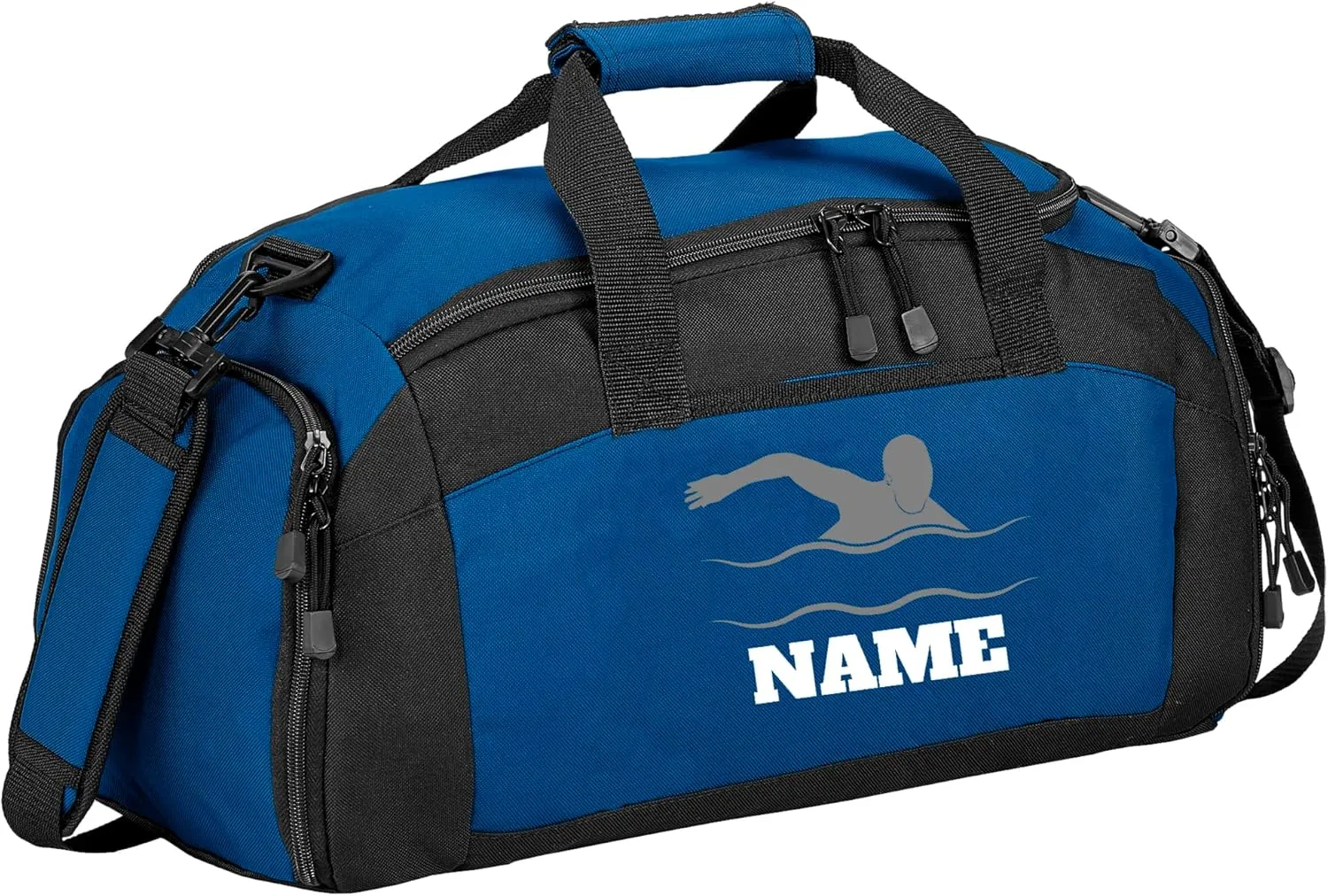 Personalized Swim Bag for Swimmers: Diving & Swimming Duffel Bag, Ideal Wet Bag for Swimsuit, Perfect Swim Team Bag