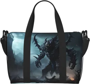 Phayah Evil Intruder Travel Duffel Bag Handbag Carry-On Luggage Bag Overnight Foldable Unisex Airline Travel Personal Items Bag