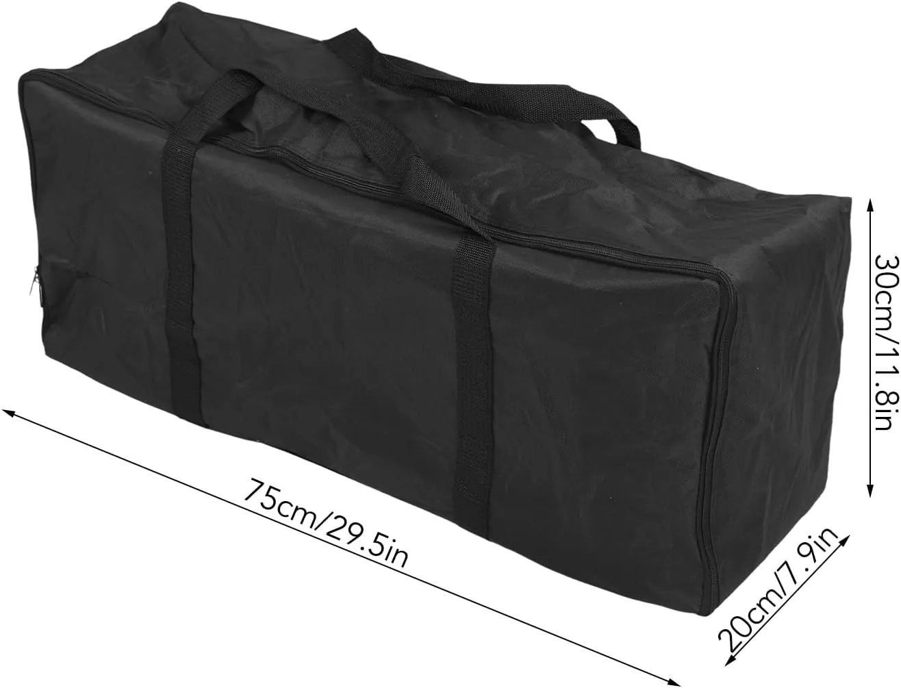 Photography Studio Lighting Equipment Bag, Portable Oxford Cloth Duffel Bag for Tripods, Stands, Lights, 10kg Capacity, Travel Gym Sports Camping for Outdoor Activities and More