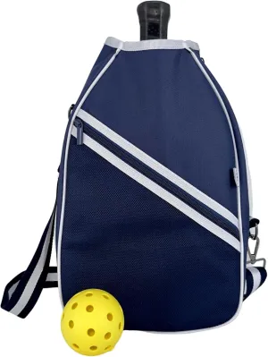 Pickleball Paddle Bag Crossbody style for Women, small pickleball bag with fence hook, lightweight pickleball crossbody bag
