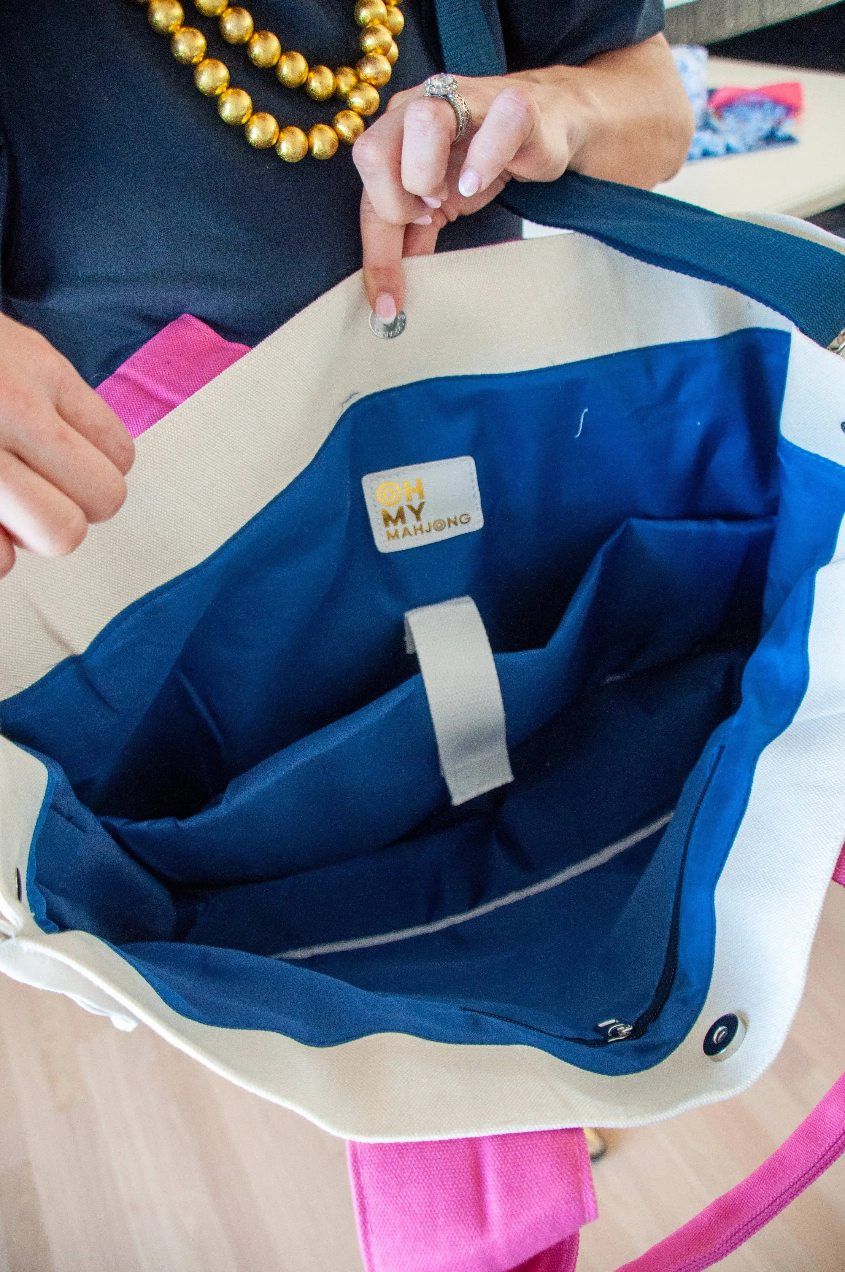 Pink Mahj It All 2.0 Supply Bag