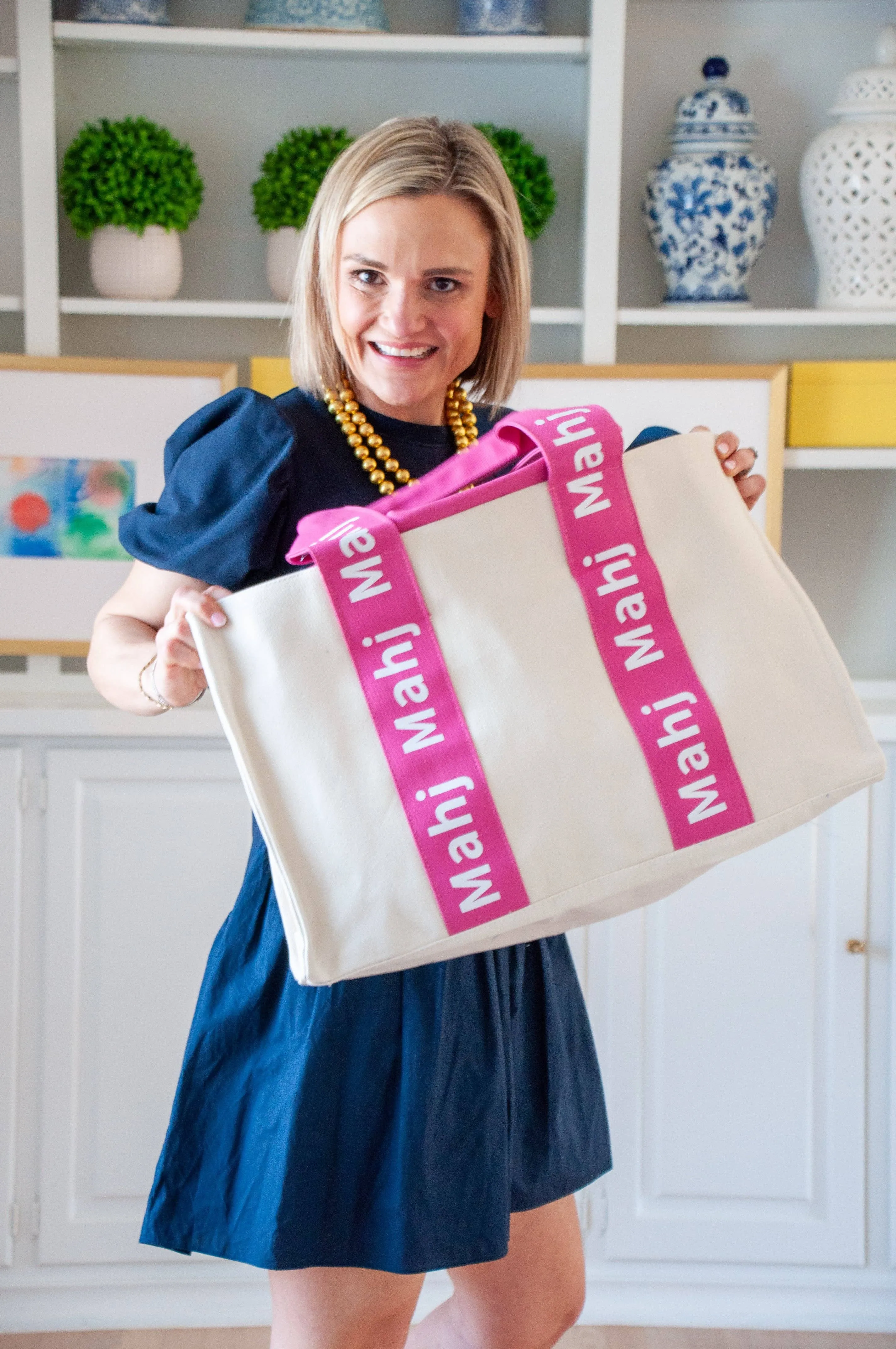 Pink Mahj It All 2.0 Supply Bag