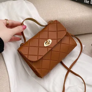 Popular Women's Diamond Fashion Simple Portable Shoulder Bags