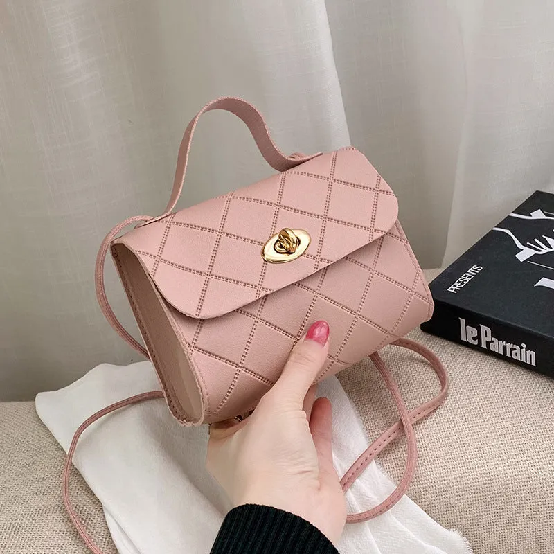 Popular Women's Diamond Fashion Simple Portable Shoulder Bags
