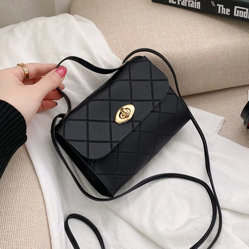 Popular Women's Diamond Fashion Simple Portable Shoulder Bags