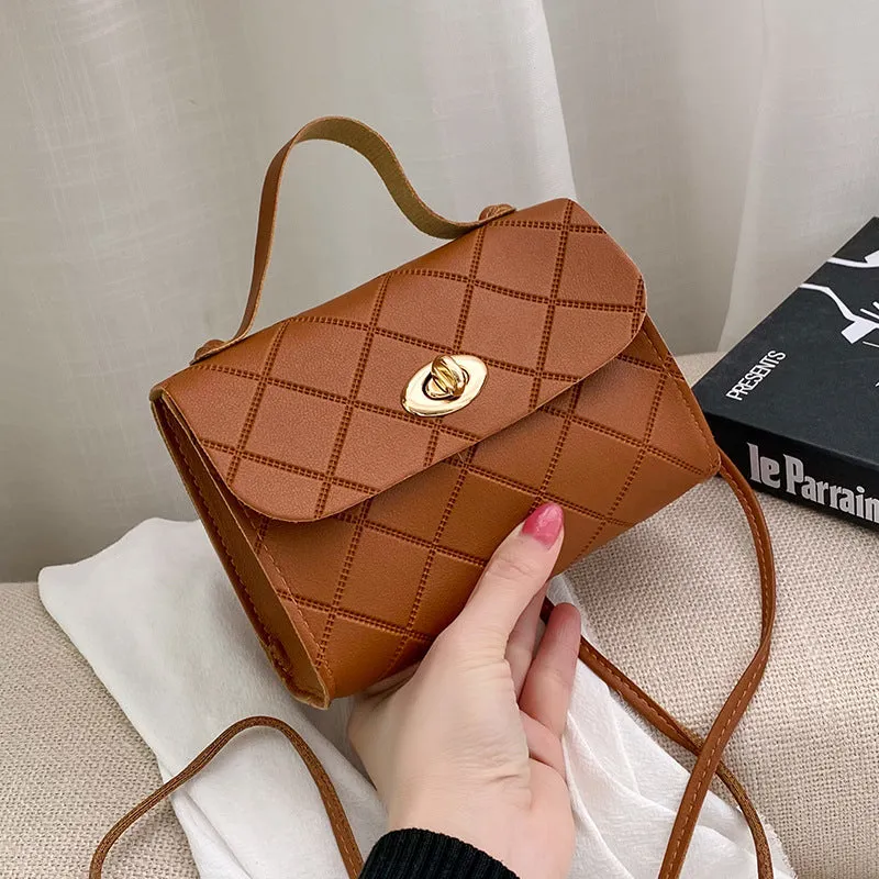 Popular Women's Diamond Fashion Simple Portable Shoulder Bags