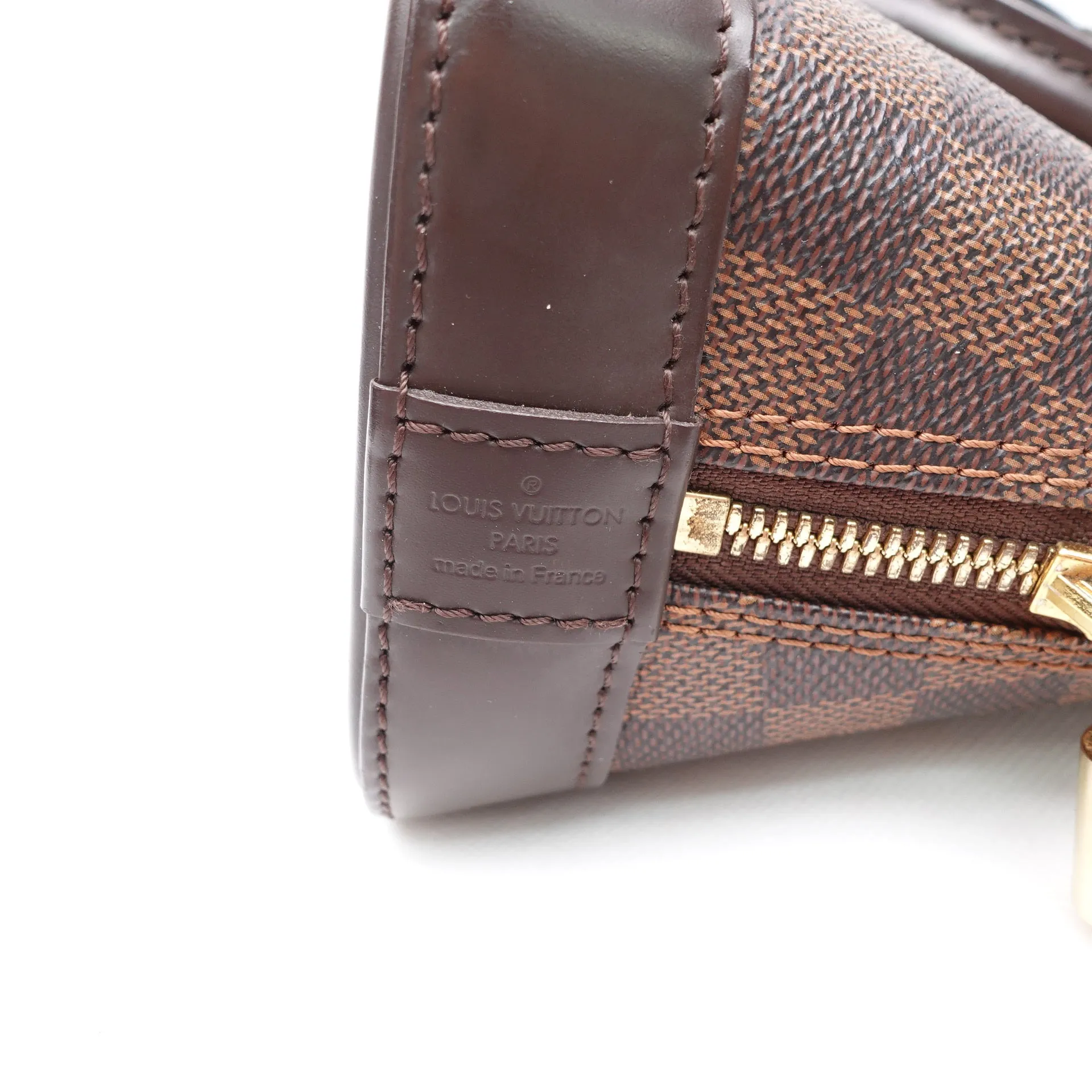 PRE-OWNED LV Damier Ebene Canvas Alma BB Crossbody Bag