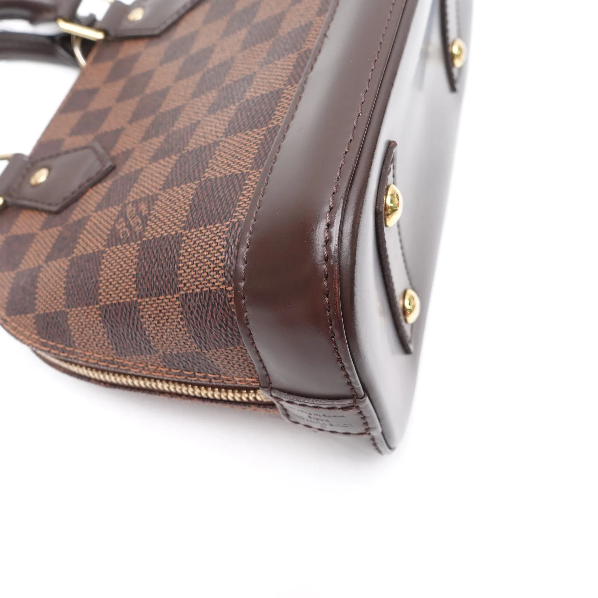 PRE-OWNED LV Damier Ebene Canvas Alma BB Crossbody Bag
