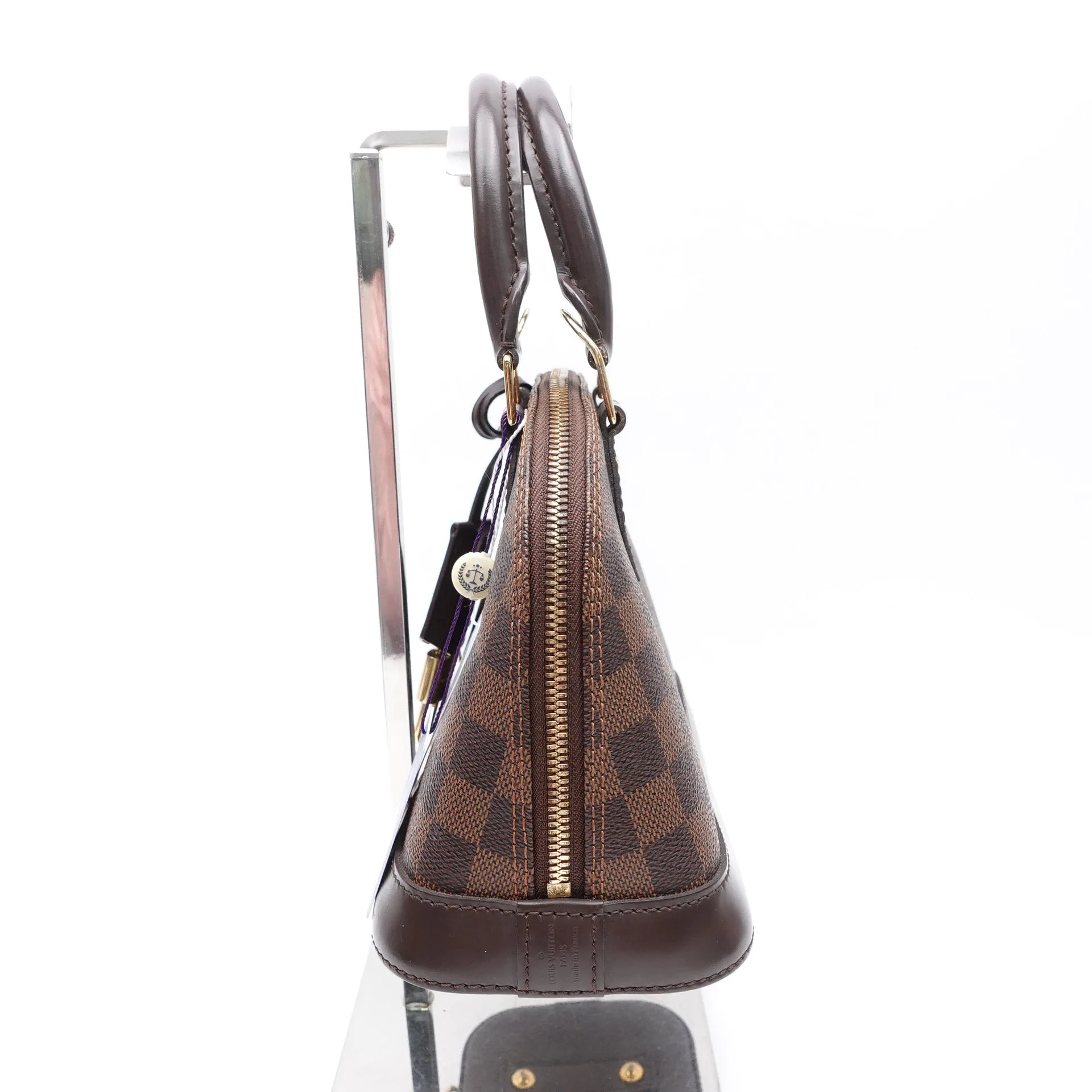 PRE-OWNED LV Damier Ebene Canvas Alma BB Crossbody Bag