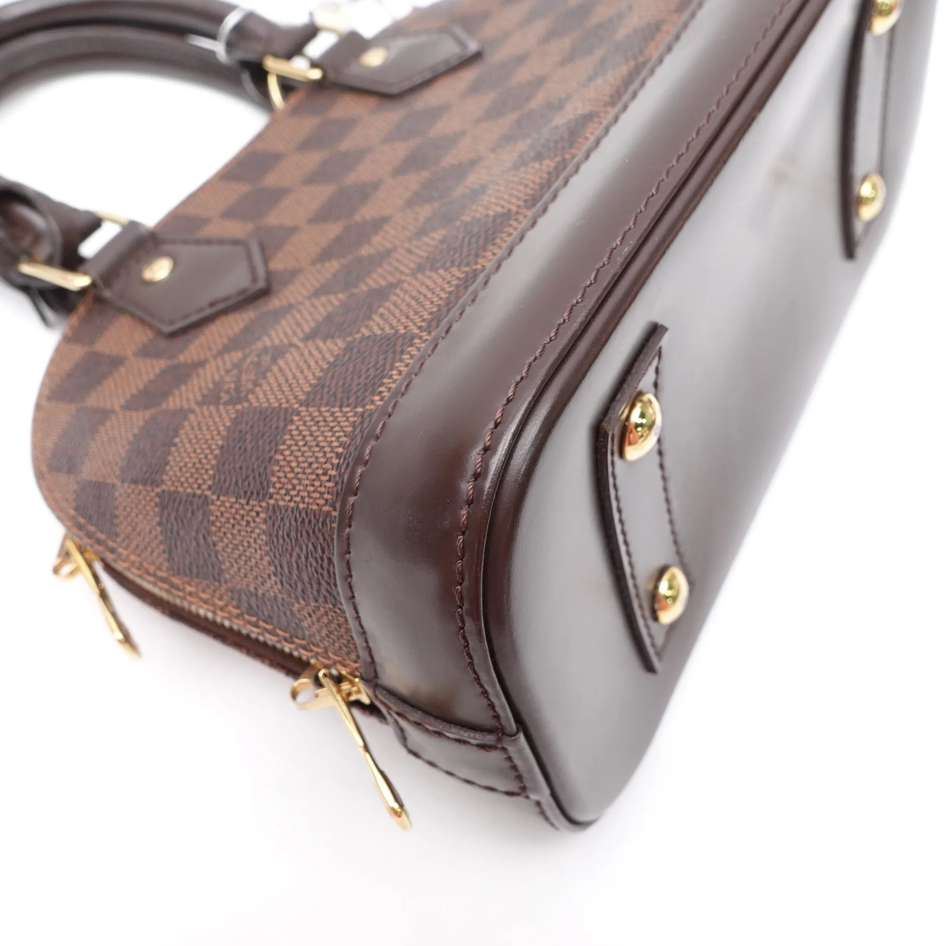 PRE-OWNED LV Damier Ebene Canvas Alma BB Crossbody Bag