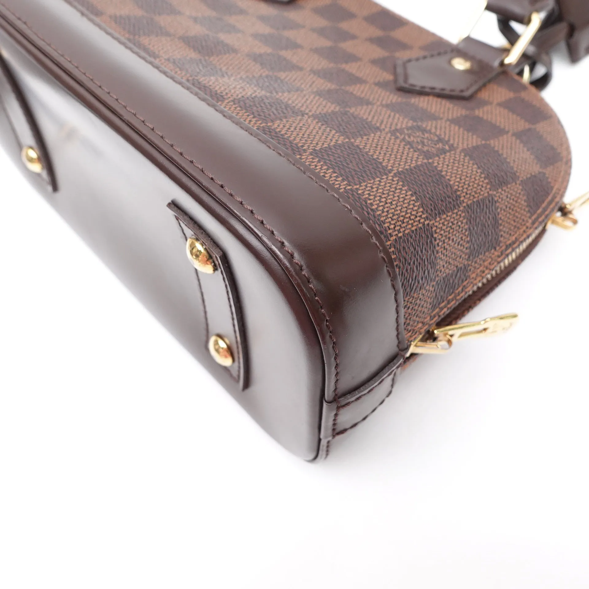 PRE-OWNED LV Damier Ebene Canvas Alma BB Crossbody Bag