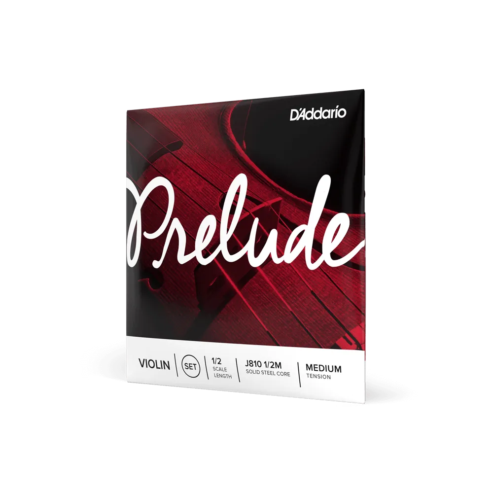 Prelude By D'Addario 1/2 Violin String Set - Medium Tension