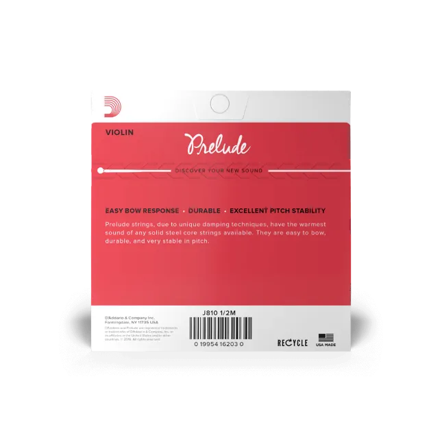Prelude Violin String Set 1/2 - Medium Tension