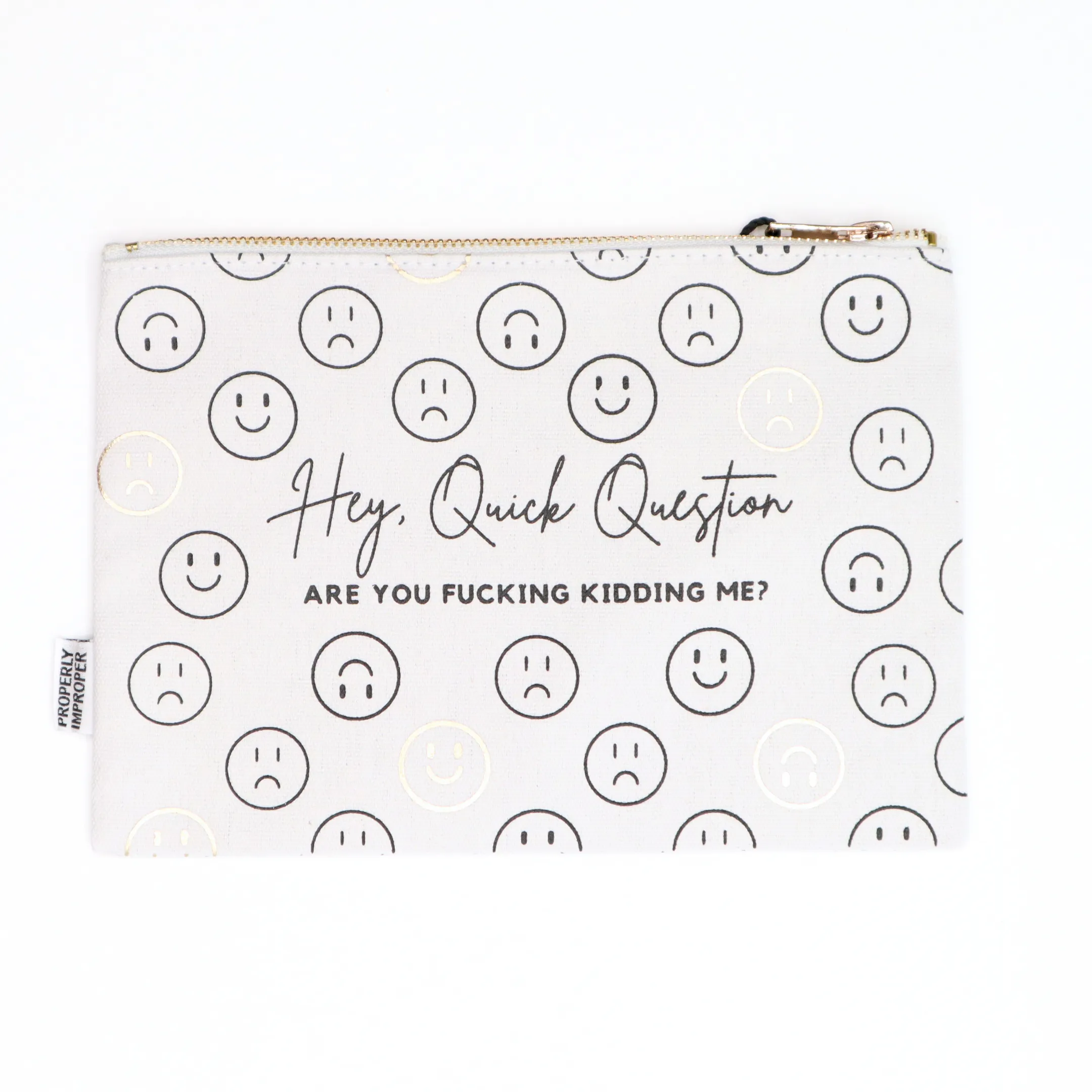 Quick Question - Canvas Pouch