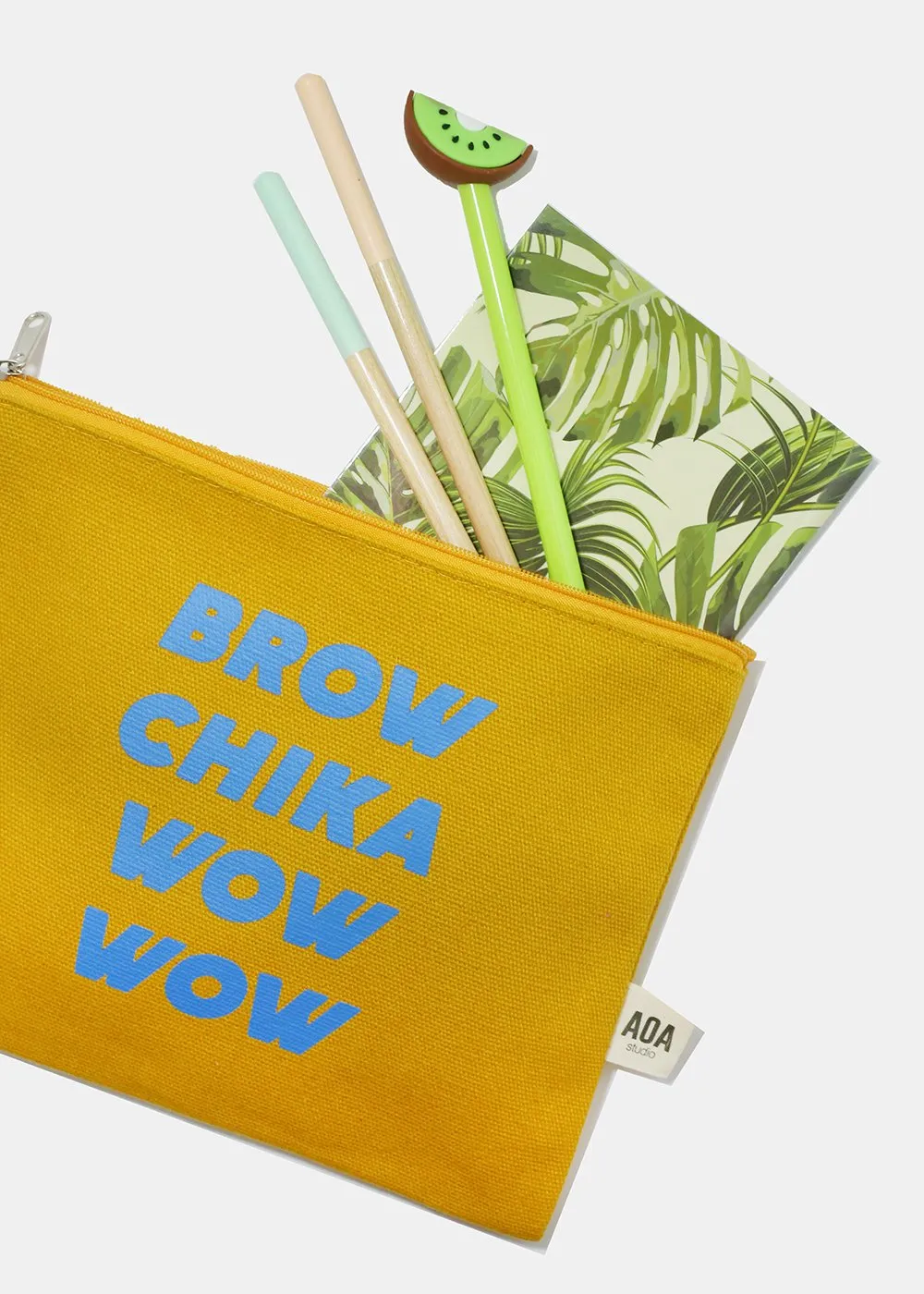 Re-Use Canvas Pouch - Brow Chika