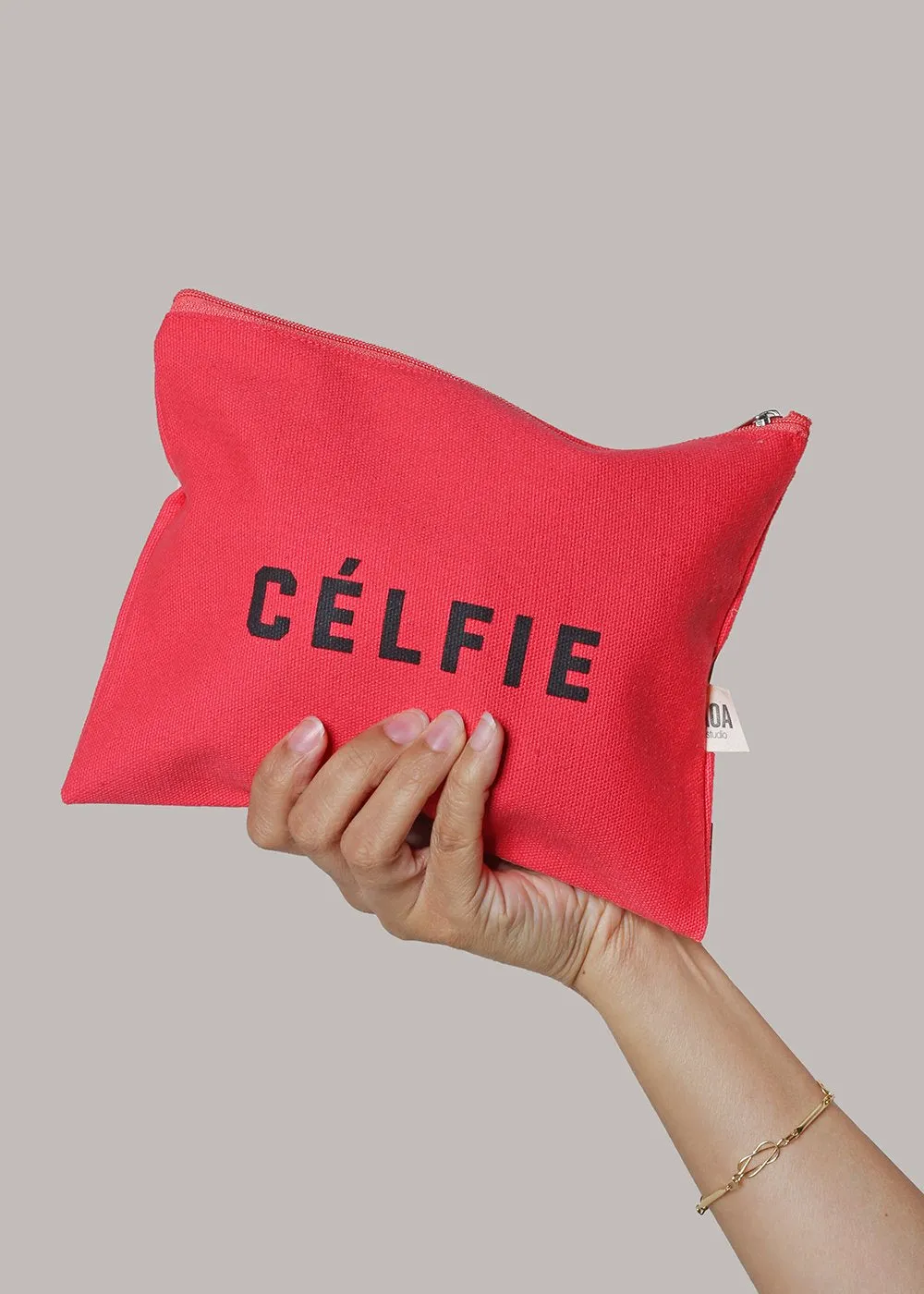 Re-Use Canvas Pouch - Celfie