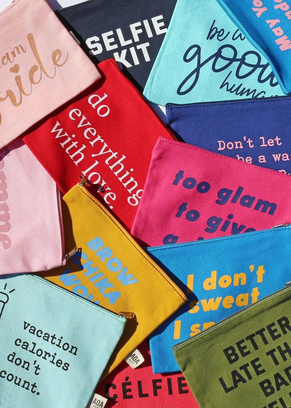 Re-Use Canvas Pouch - Celfie