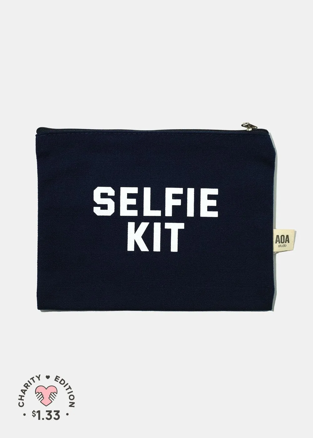 Re-Use Canvas Pouch - Selfie Kit