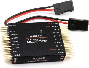 Remote Control Helicopter Aircraft Part for Sbus to Ppm Decoders 16 Channel Converter Receiver
